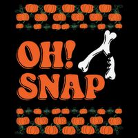 Oh Snap Funny Thanksgiving Ugly Turkey Wishbone Fun 16 in Basic Backpack