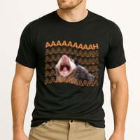 Opossum Screaming Funny Possum Trash Cat Meme Performance Shirt