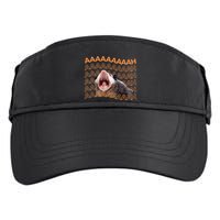 Opossum Screaming Funny Possum Trash Cat Meme Adult Drive Performance Visor