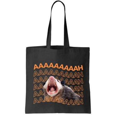 Opossum Screaming Funny Possum Trash Cat Meme Bag