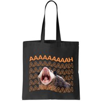 Opossum Screaming Funny Possum Trash Cat Meme Bag