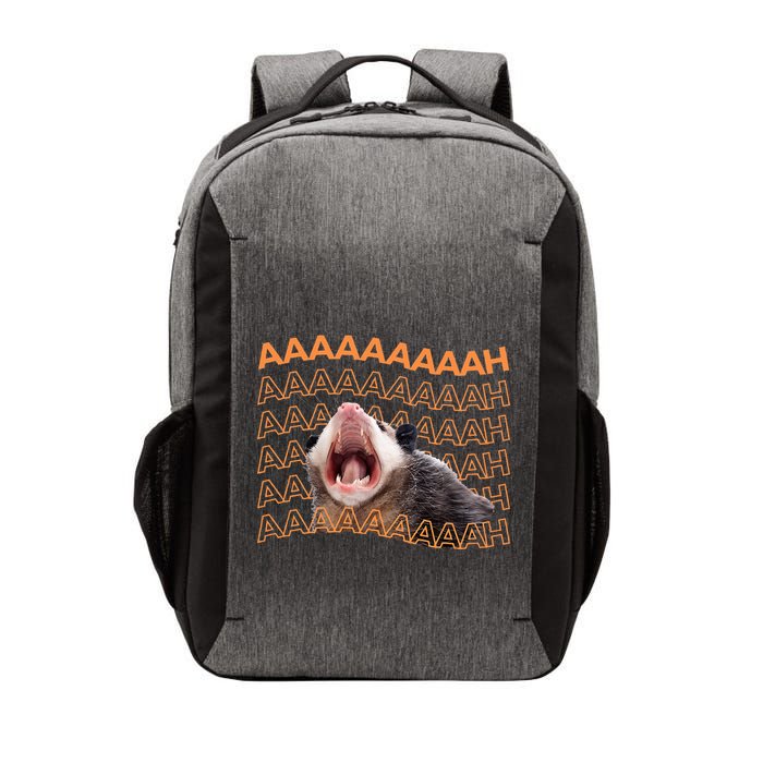 Opossum Screaming Funny Possum Trash Cat Meme Vector Backpack