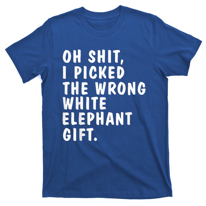 Oh Shit Funny White Elephant Gifts For Christmas Presents T-Shirt