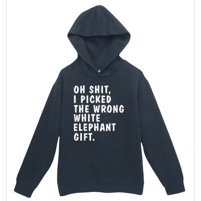 Oh Shit Funny White Elephant Gifts For Christmas Presents Urban Pullover Hoodie