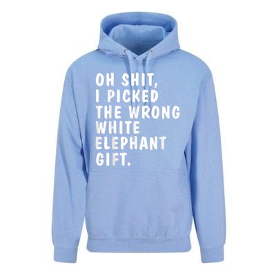 Oh Shit Funny White Elephant Gifts For Christmas Presents Unisex Surf Hoodie