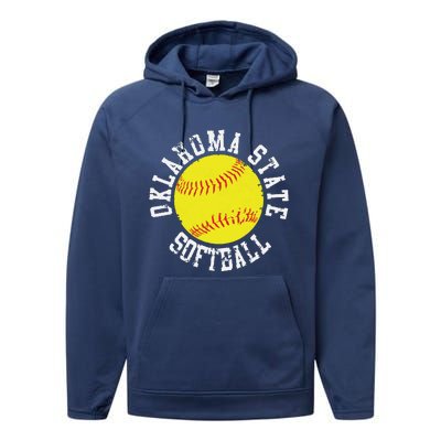 Oklahoma Softball Funny Performance Fleece Hoodie