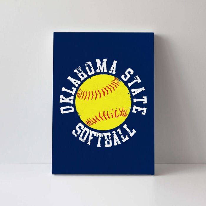 Oklahoma Softball Funny Canvas