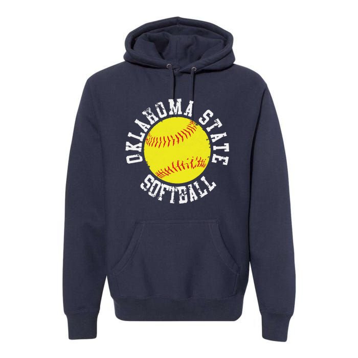 Oklahoma Softball Funny Premium Hoodie