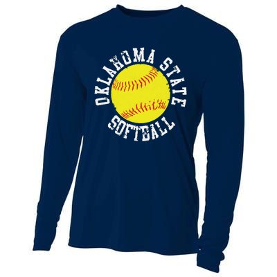 Oklahoma Softball Funny Cooling Performance Long Sleeve Crew