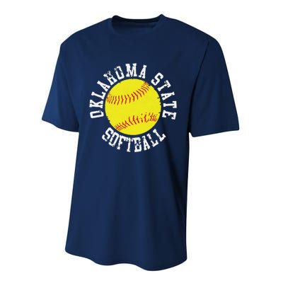 Oklahoma Softball Funny Performance Sprint T-Shirt