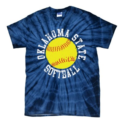 Oklahoma Softball Funny Tie-Dye T-Shirt