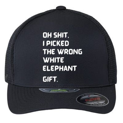 Oh Shit Funny White Elephant Gifts For Adults Under 15 20 Flexfit Unipanel Trucker Cap