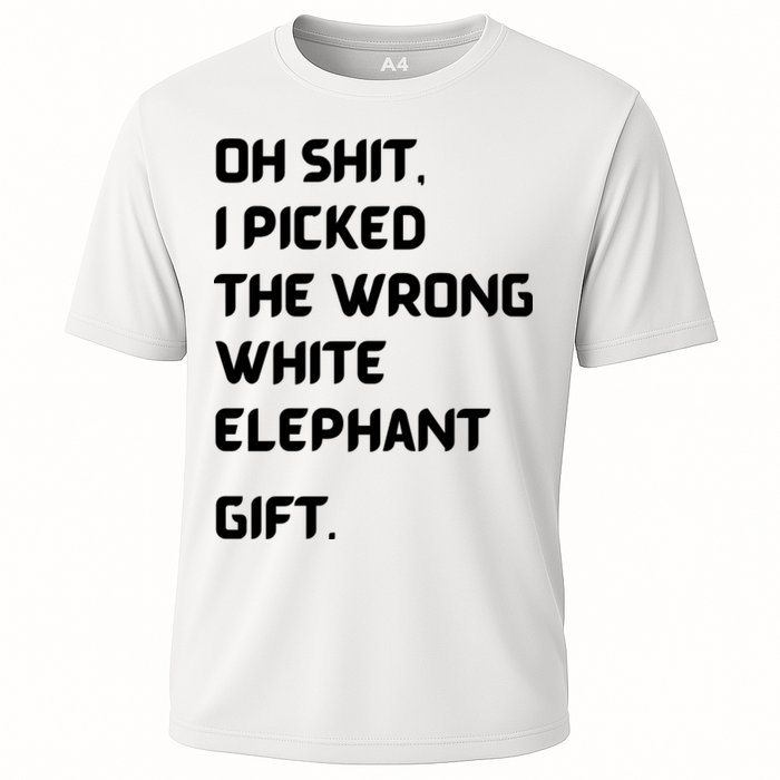 Oh Shit Funny White Elephant Gifts For Adults Under 15 20 Cooling Performance Crew T-Shirt