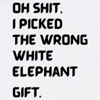 Oh Shit Funny White Elephant Gifts For Adults Under 15 20 Cooling Performance Crew T-Shirt