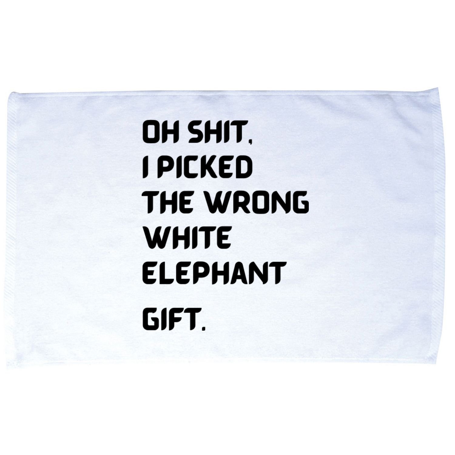Oh Shit Funny White Elephant Gifts For Adults Under 15 20 Microfiber Hand Towel