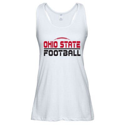 O.H.I.O. S.T.A.T.E Football Scrambled Ladies Essential Flowy Tank