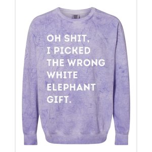 Oh Shit Funny White Elephant Gifts For Adults Under 15 20 Colorblast Crewneck Sweatshirt