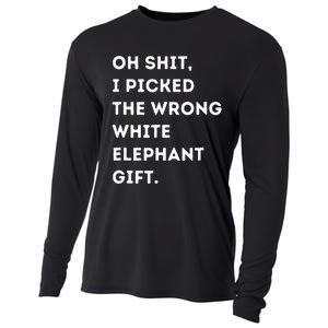 Oh Shit Funny White Elephant Gifts For Adults Under 15 20 Cooling Performance Long Sleeve Crew