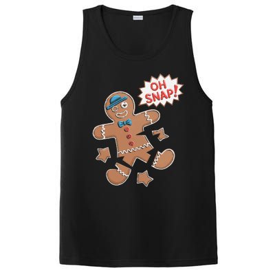 Oh Snap Funny Gingerbread Cookie Holiday Design For Bakers PosiCharge Competitor Tank