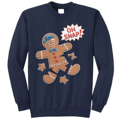 Oh Snap Funny Gingerbread Cookie Holiday Design For Bakers Sweatshirt