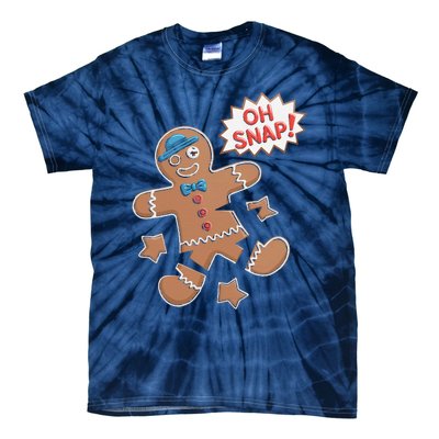 Oh Snap Funny Gingerbread Cookie Holiday Design For Bakers Tie-Dye T-Shirt