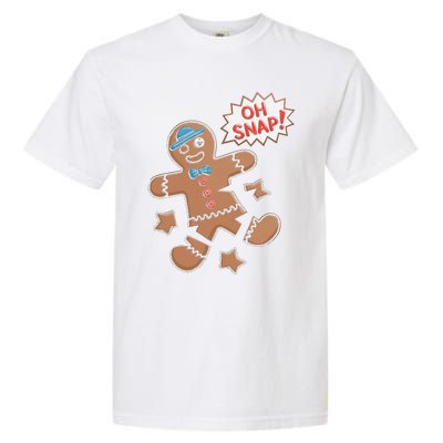 Oh Snap Funny Gingerbread Cookie Holiday Design For Bakers Garment-Dyed Heavyweight T-Shirt