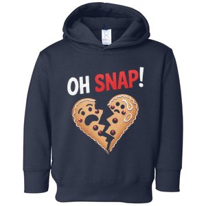 Oh Snap Funny Gingerbread Christmas Joke Toddler Hoodie