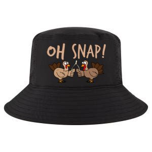 Oh Snap Funny Turkey Wishbone Thanksgiving Dinner Cool Comfort Performance Bucket Hat