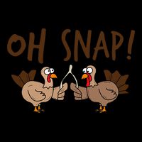 Oh Snap Funny Turkey Wishbone Thanksgiving Dinner Mug