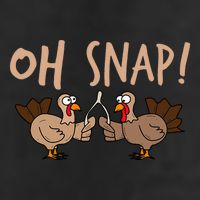 Oh Snap Funny Turkey Wishbone Thanksgiving Dinner 11oz C Handle Ceramic Mug