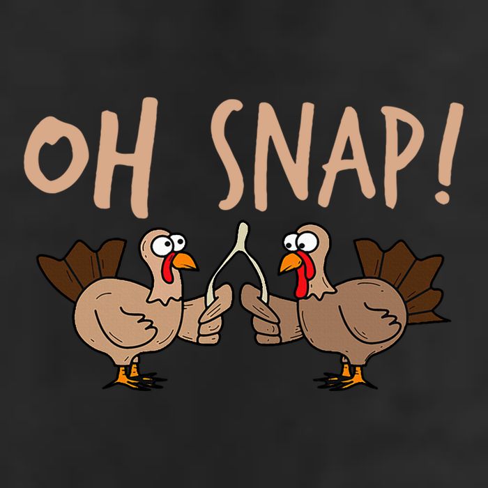 Oh Snap Funny Turkey Wishbone Thanksgiving Dinner 11oz C Handle Ceramic Mug