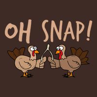 Oh Snap Funny Turkey Wishbone Thanksgiving Dinner Cooling Performance Long Sleeve Crew
