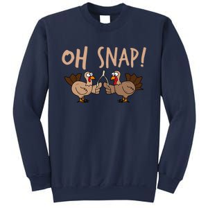 Oh Snap Funny Turkey Wishbone Thanksgiving Dinner Sweatshirt