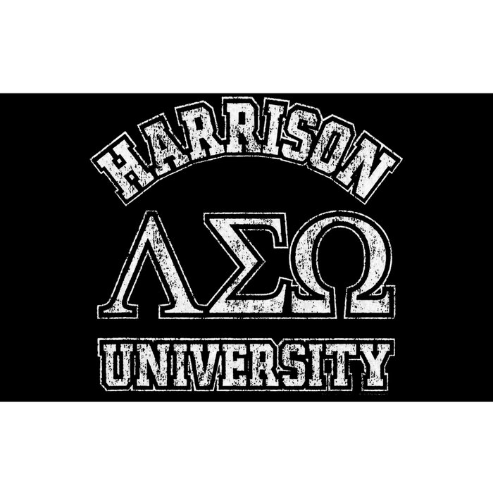 Old School Fraternity Comedy Property Harrison University Bumper Sticker