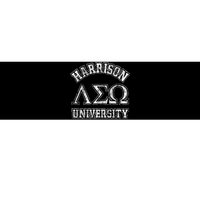 Old School Fraternity Comedy Property Harrison University Bumper Sticker