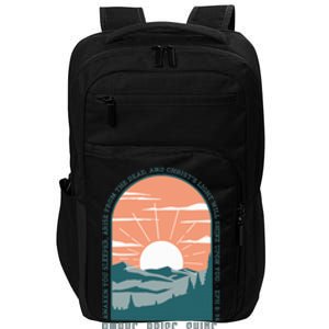 Oak Stone Feast Of Tabernacles Awake Arise Shine Window Impact Tech Backpack