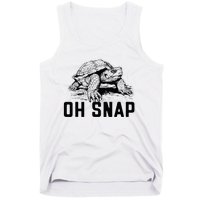 Oh Snap! Funny Snapping Turtle Ironic Animal Tank Top