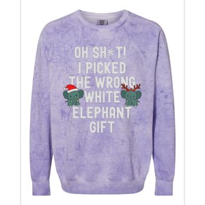 Oh Shit Funny White Elephant Gifts For Adults Under 15 20 Colorblast Crewneck Sweatshirt