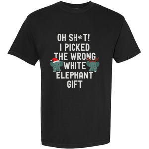 Oh Shit Funny White Elephant Gifts For Adults Under 15 20 Garment-Dyed Heavyweight T-Shirt