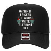 Oh Shit Funny White Elephant Gifts For Adults Under 15 20 High Crown Mesh Back Trucker Hat