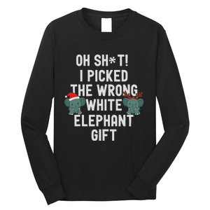 Oh Shit Funny White Elephant Gifts For Adults Under 15 20 Long Sleeve Shirt