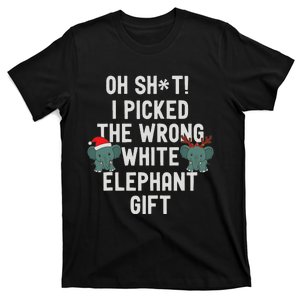 Oh Shit Funny White Elephant Gifts For Adults Under 15 20 T-Shirt