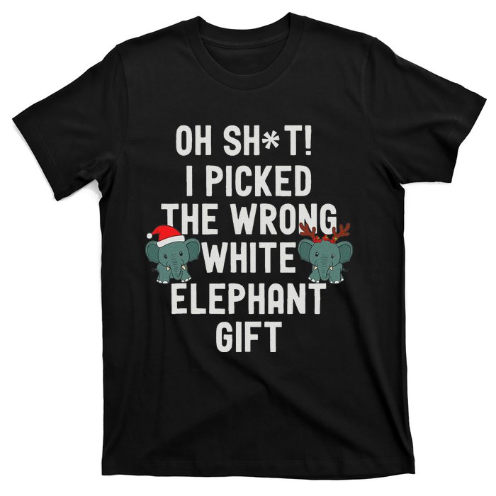 Oh Shit Funny White Elephant Gifts For Adults Under 15 20 T-Shirt