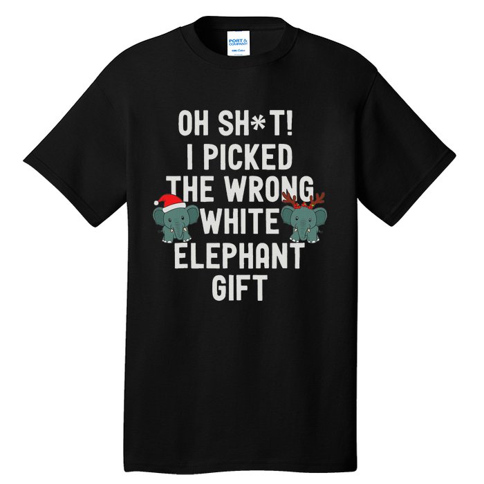 Oh Shit Funny White Elephant Gifts For Adults Under 15 20 Tall T-Shirt