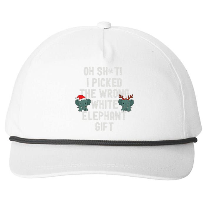 Oh Shit Funny White Elephant Gifts For Adults Under 15 20 Snapback Five-Panel Rope Hat