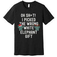 Oh Shit Funny White Elephant Gifts For Adults Under 15 20 Premium T-Shirt