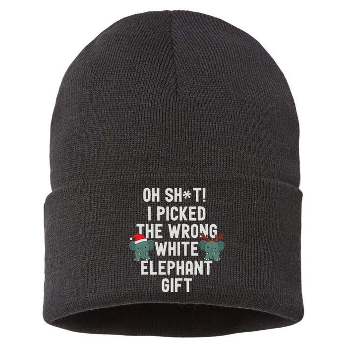 Oh Shit Funny White Elephant Gifts For Adults Under 15 20 Sustainable Knit Beanie