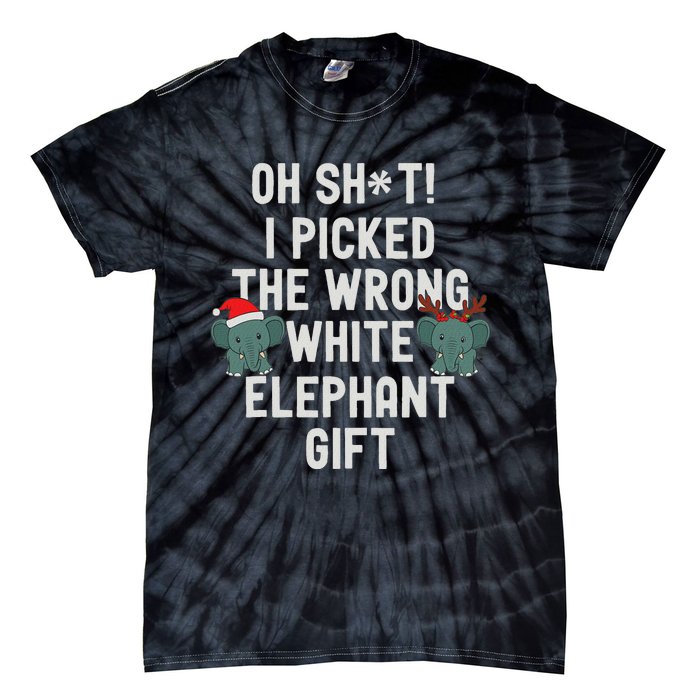 Oh Shit Funny White Elephant Gifts For Adults Under 15 20 Tie-Dye T-Shirt