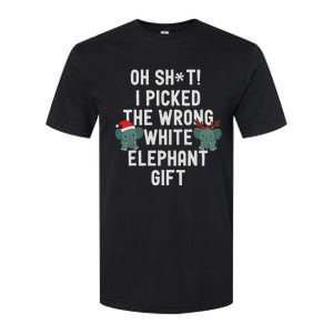 Oh Shit Funny White Elephant Gifts For Adults Under 15 20 Softstyle CVC T-Shirt