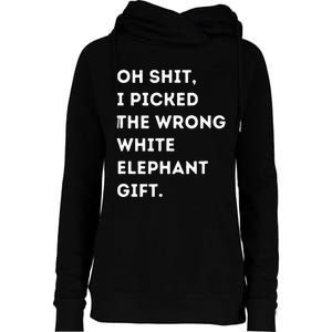 Oh Shit Funny White Elephant Gifts For Adults Under 15 20 Womens Funnel Neck Pullover Hood